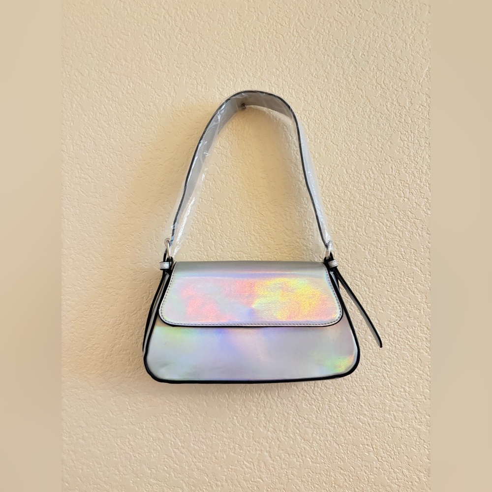 Ashley Stewart Holographic Shoulder Bag NWT